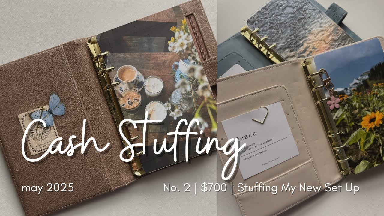 Cash Stuffing | May 2025 No. 2 | $700 | Stuffing My New Set Up