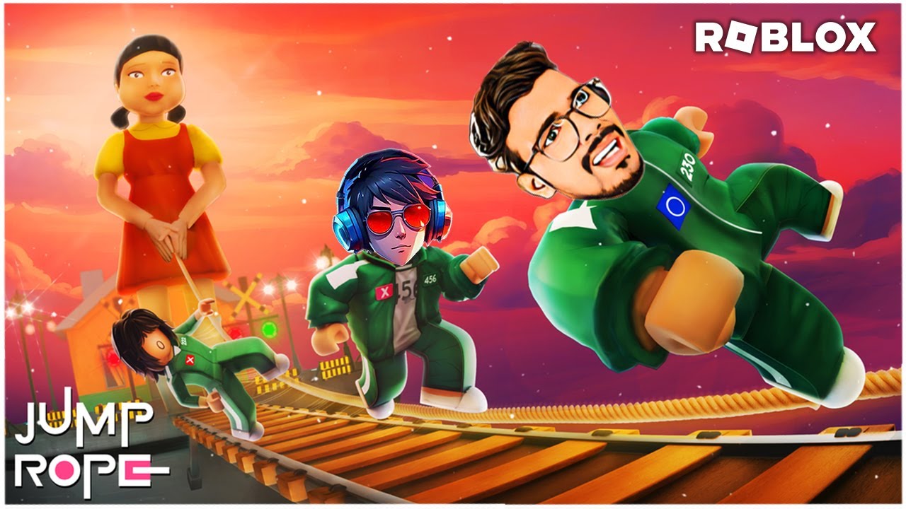 SQUID GAMES JUMP ROPE | Roblox | Maddy Telugu Gamer