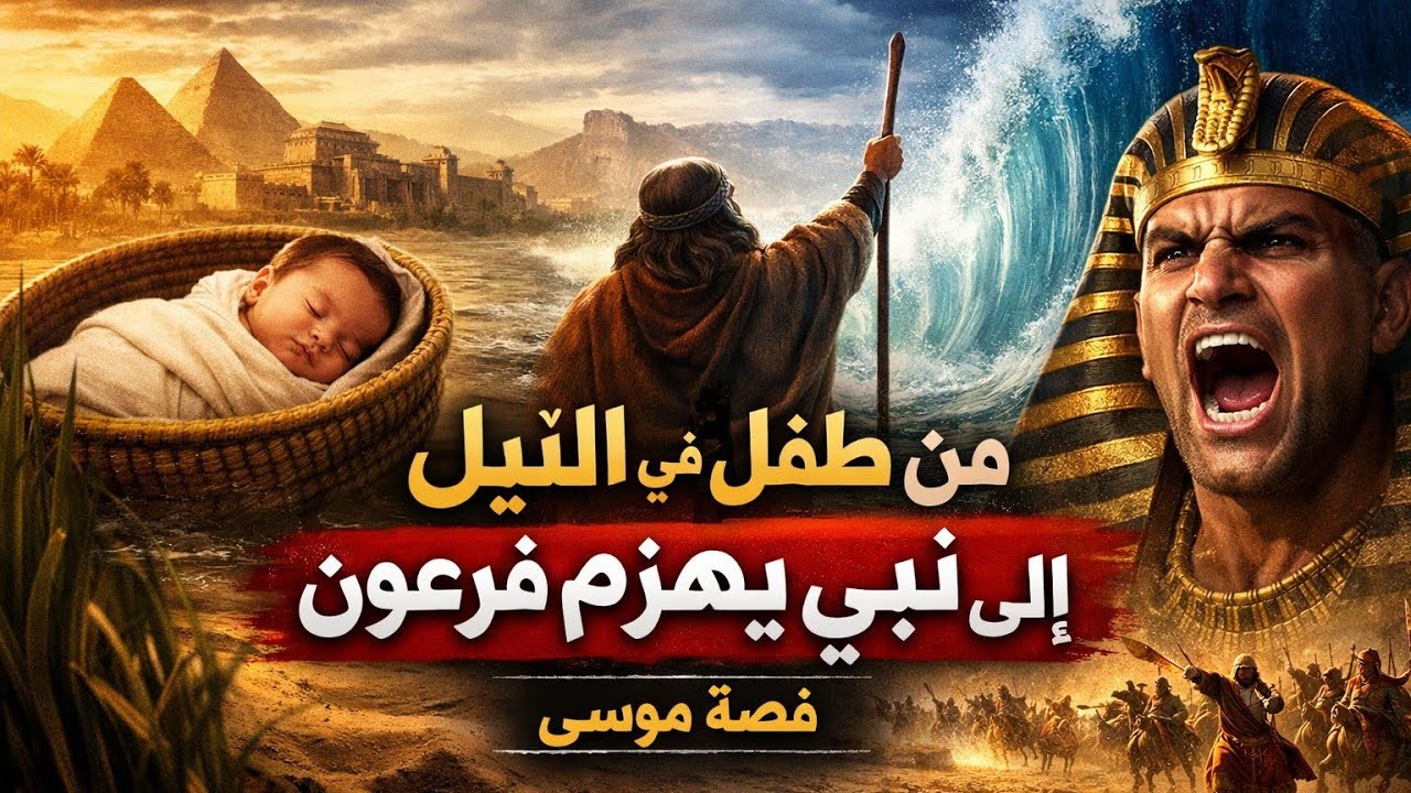 قصة سيدنا موسى عليه السلام وفرعون التي غيّرت التاريخ😱|بالذكاء الاصطناعي.