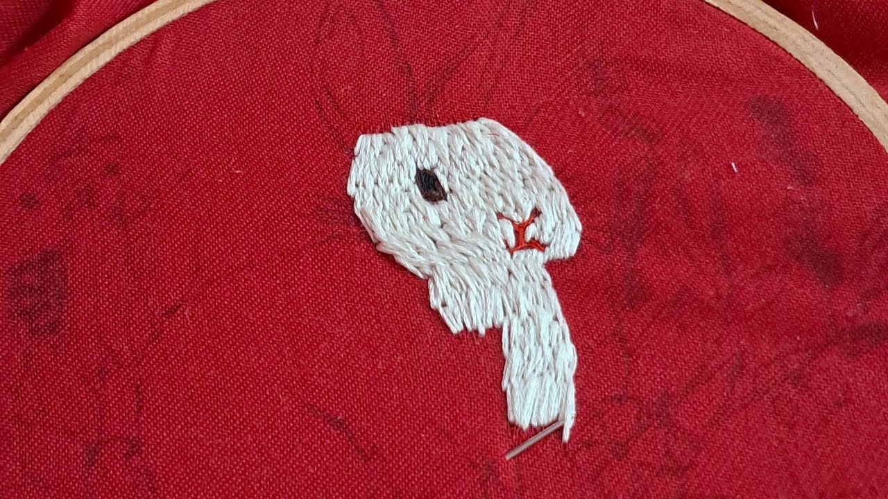 🐰 Handmade Rabbit Embroidery Live | Beautiful Floral Hoop Art Stitching #live