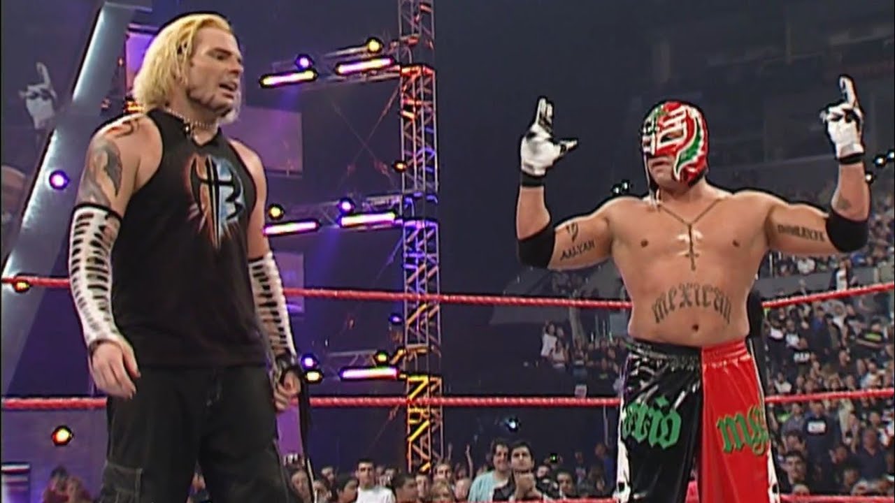Rey Mysterio & Jeff Hardy vs Finlay & Mr Kennedy: WWE Raw November 5, 2007 HD