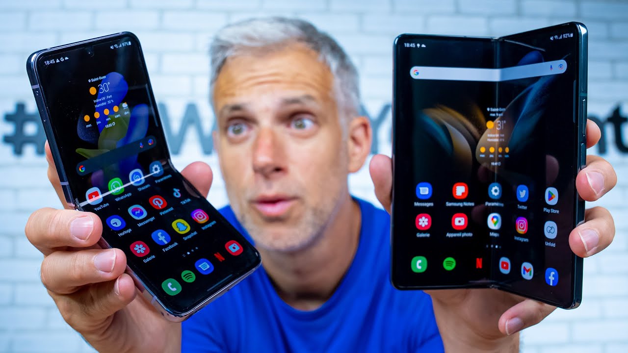 Quelles Sont les NOUVEAUTÉS des SMARTPHONES PLIABLES de SAMSUNG? (Galaxy Z Fold 4 & Galaxy Z Flip 4)