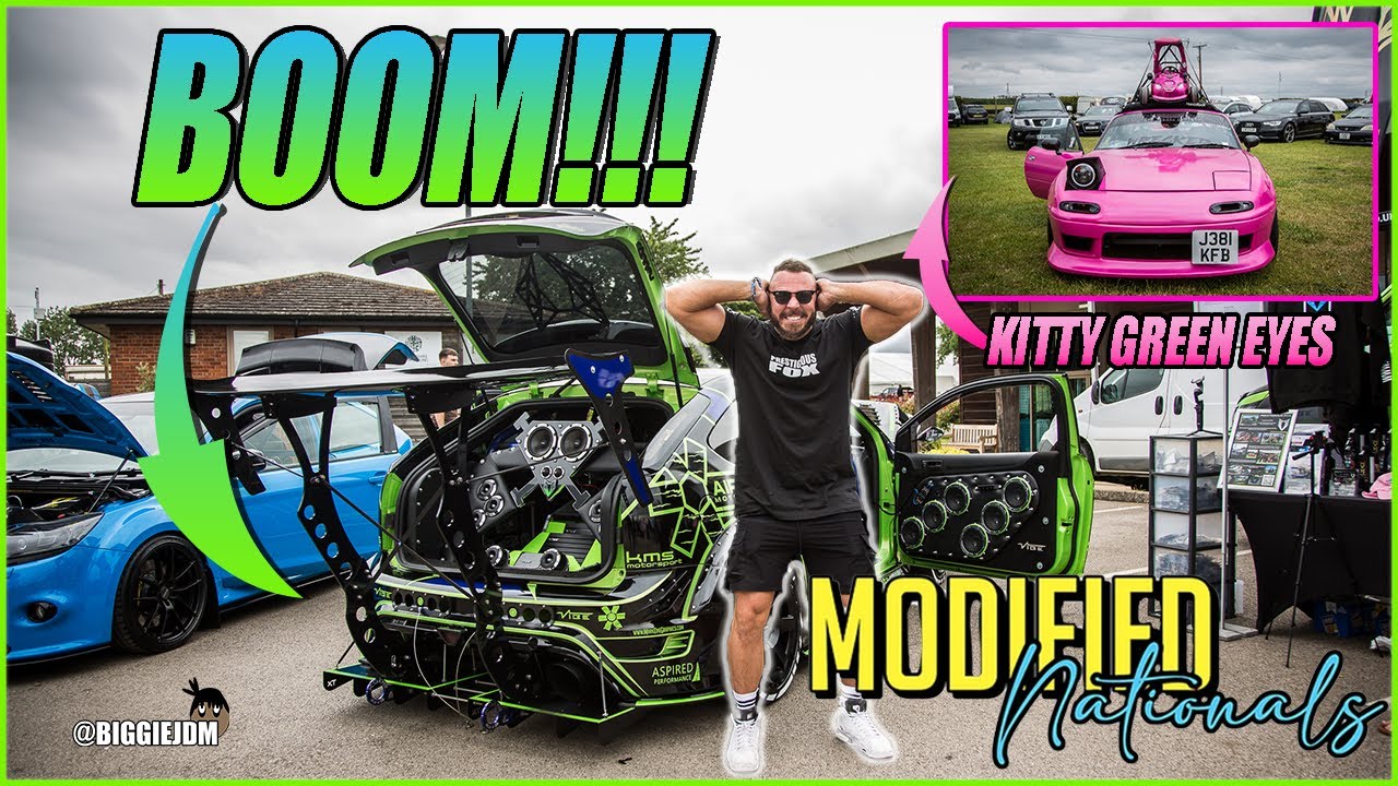 BOOM! RICH FOX RS!! KITTY GREEN MX5 | MODIFIED NATIONALS 2024!! #focusrs #mazdamx5 #cargirl #modnats