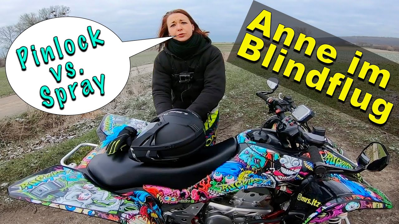 Pinlock vs AntiFog Spray / Anne im Blindflug / Quad-Vlog ToxiQtime