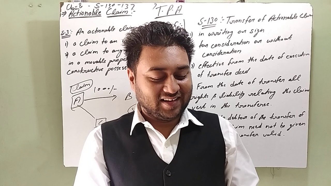 Actionable Claim | Section 130 to 137 | Transfer of Property Act | study for Judicial Services