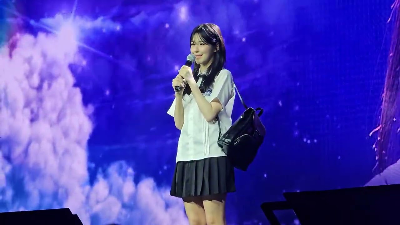 251019 fromis_9 concert - Baek Ji Heon 백지헌 covers 'Hebe 小幸運' 
