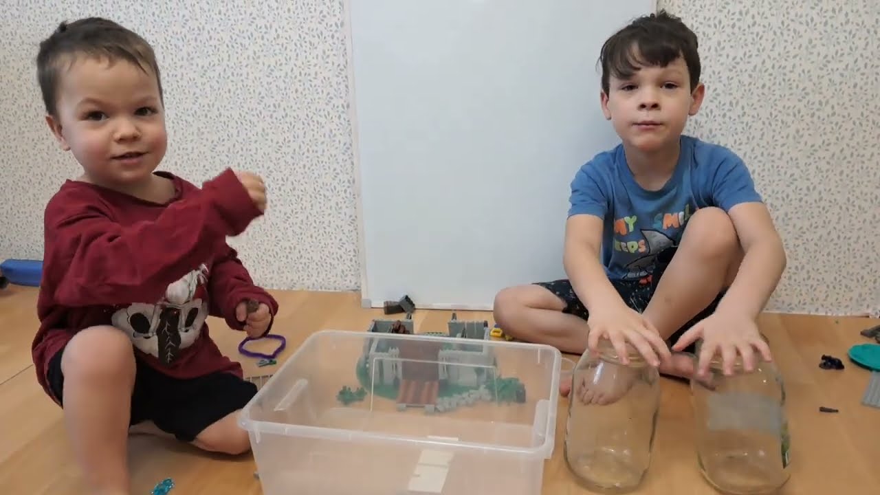 Colorful Convection Currents:  by mixing hot and cold water