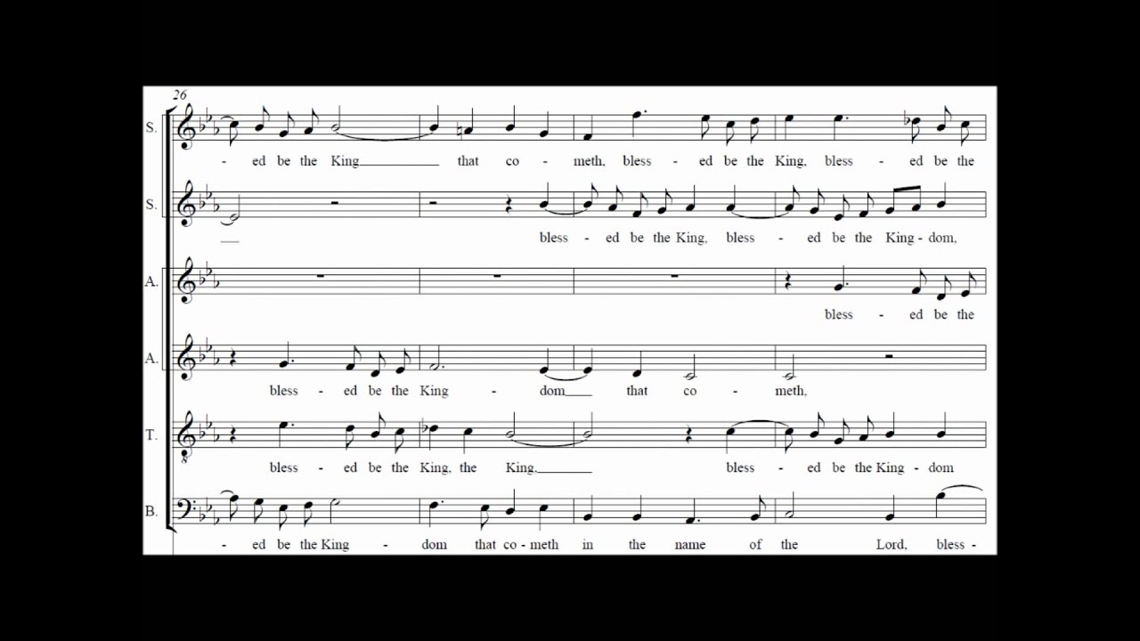 Hosanna to the Son of David - Gibbons