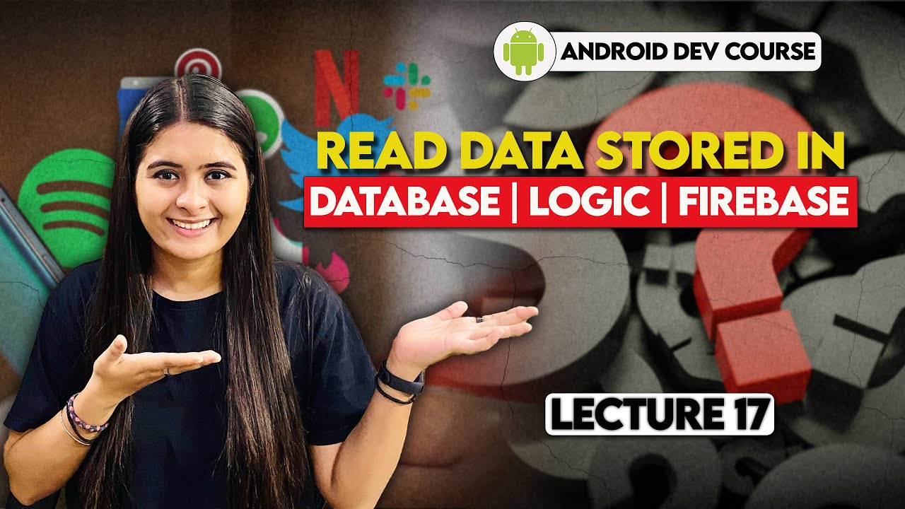 17. Read or Use Data Stored in DataBase | Firebase | Android Tutorials in Hindi