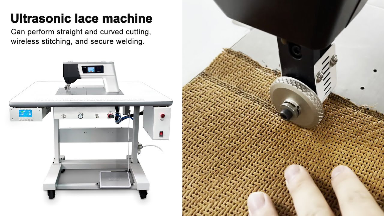 Welding Application of x20 Ultrasonic Lacing Machine in PP and SBR Materials