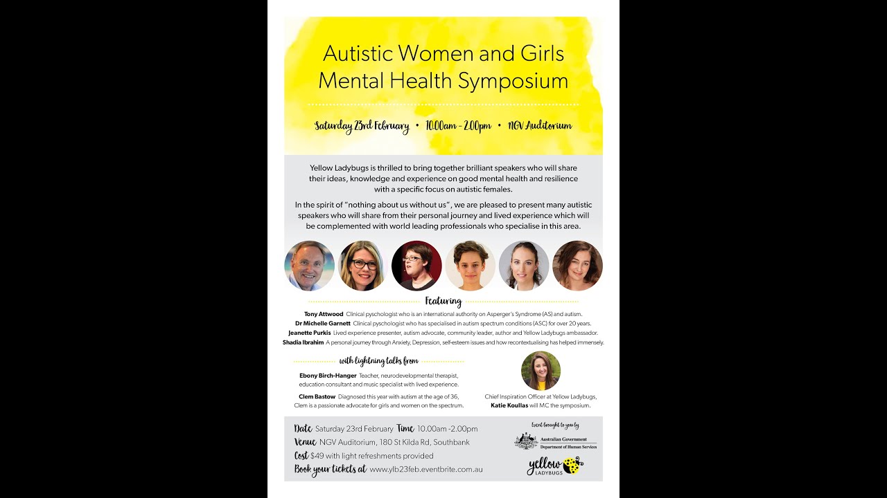 Part 1 - Symposium on Good Mental Health - Autistic Girls and Women