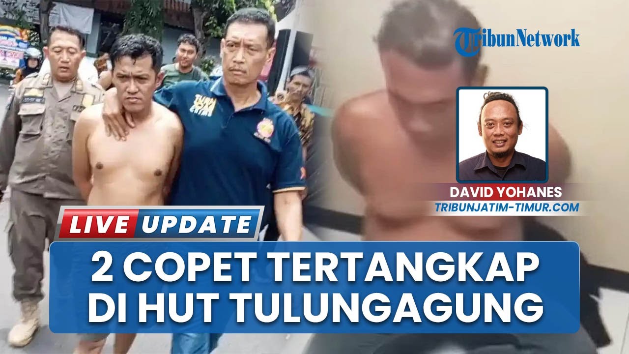 2 Copet Dihajar Warga saat Beraksi di HUT  ke 820 Tulungagung, 2 Pelaku Ternyata Tak Saling Kenal