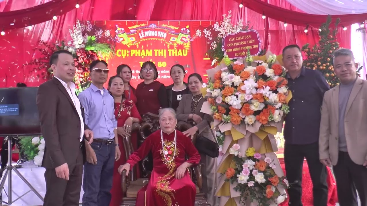 LỄ MỪNG THỌ CỤ PHẠM THỊ THAU TUỔI 80 - XUÂN BÍNH NGỌ 2026