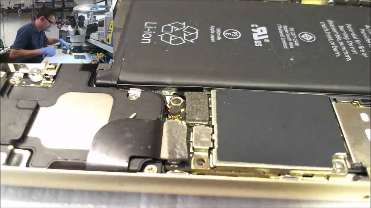 Troubleshooting an iPhone 6 that will not charge the battery