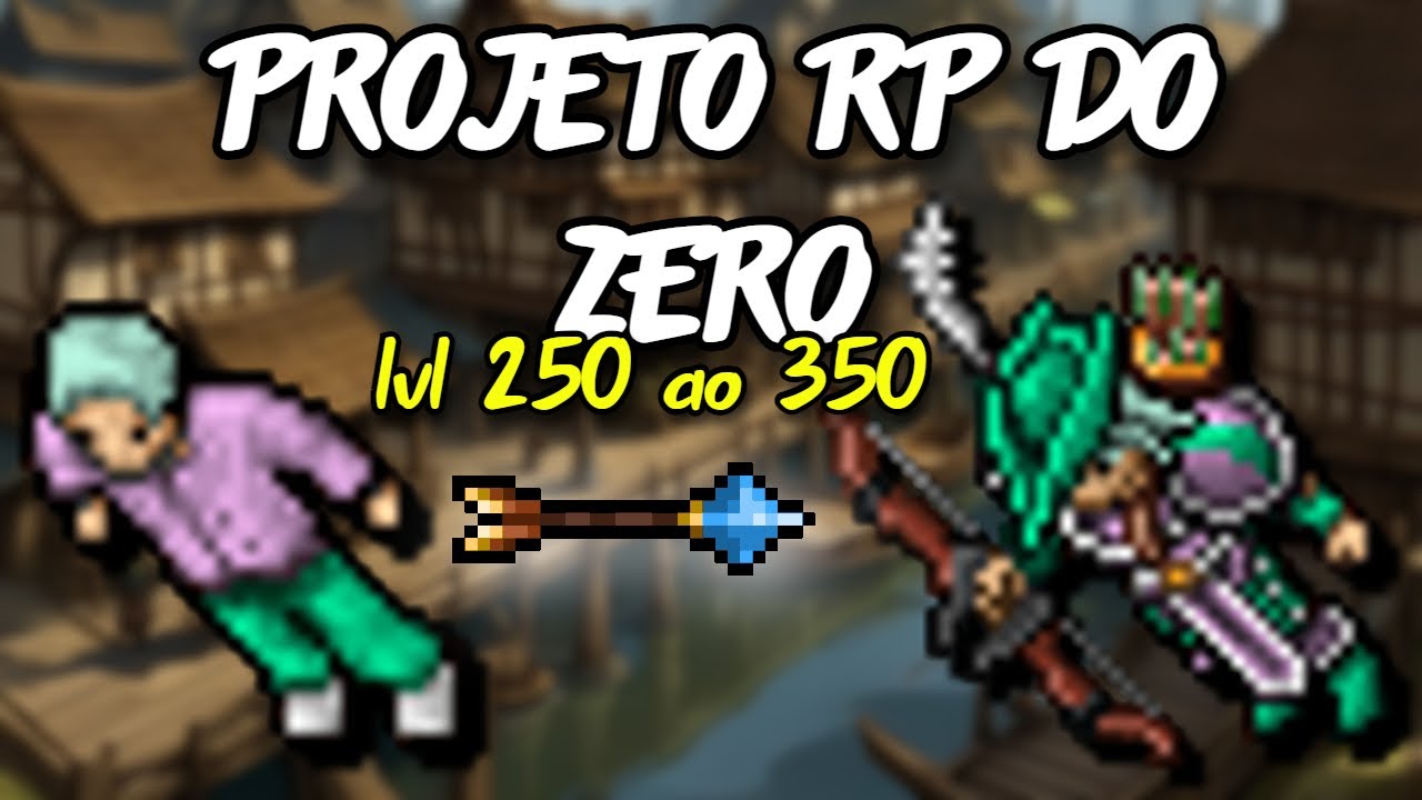 Tibia | PROJETO RP DO ZERO³ #13 - Hunts de Diremaw, LEVEL 300, Bestiary de Banuta e Tasks Especiais!