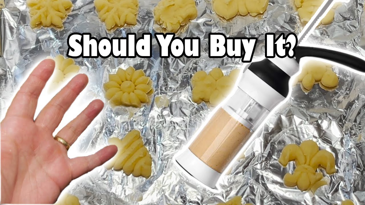 Should You Buy It? OXO Good Grips Cookie Press AND Butter Cookies Sausage