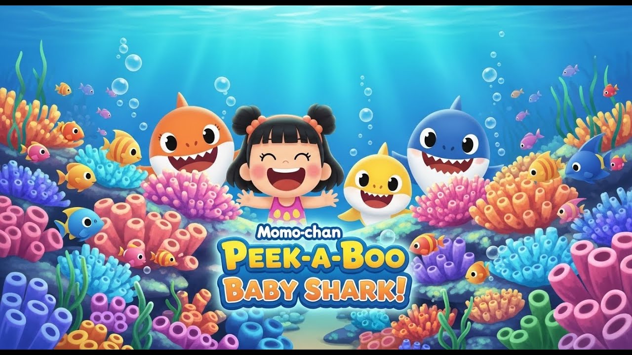 Baby Shark Adventure with Momo-chan 🎵 | Fun Underwater Rhyme for Kids