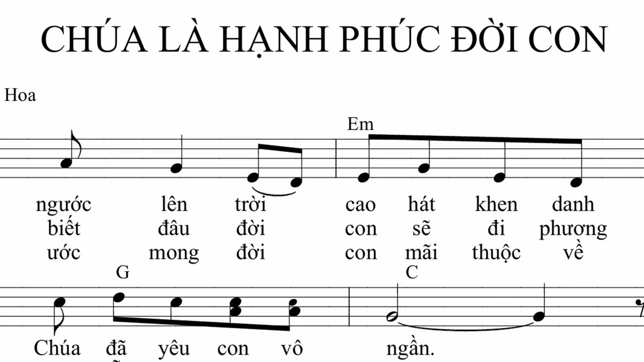 Chúa Là Hạnh Phúc Đời Con - Đăng Khoa (Bè chính)