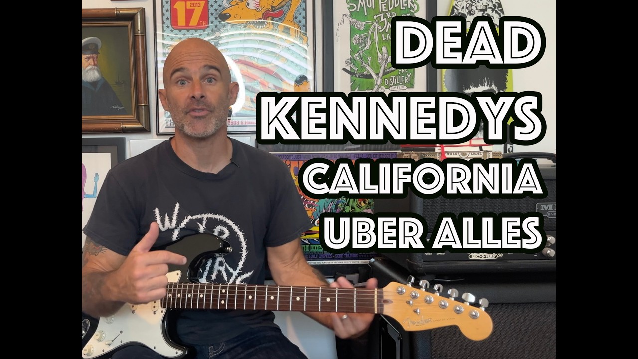 California Uber Alles Dead Kennedys Guitar Lesson + Tutorial