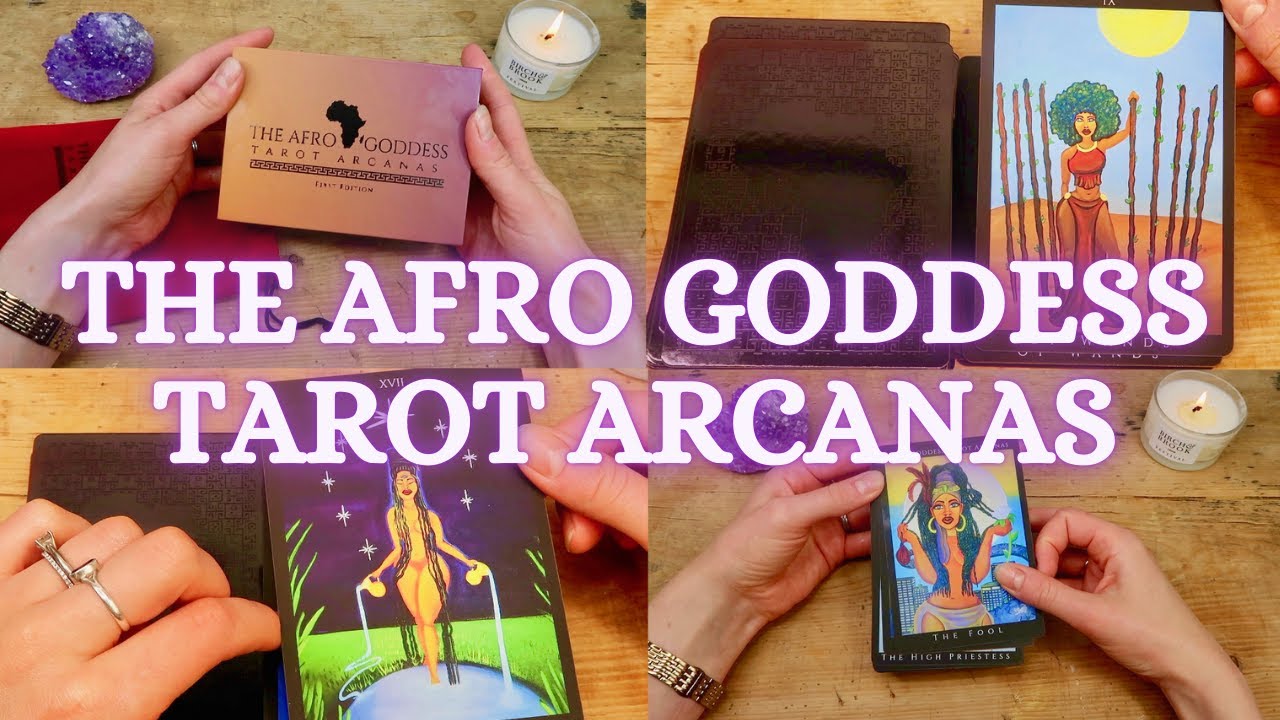 THE AFRO GODDESS TAROT ARCANAS by ANDREA FURTICK | UNBOXING, WALKTHROUGH & SAMPLE READING