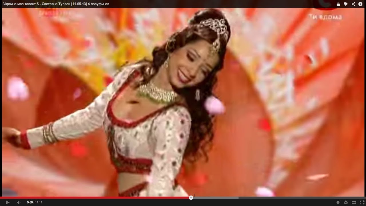 Ukraine's Got Talent - Mere Dholna (Kathak / Semi-Classical) by Svetlana Tulasi