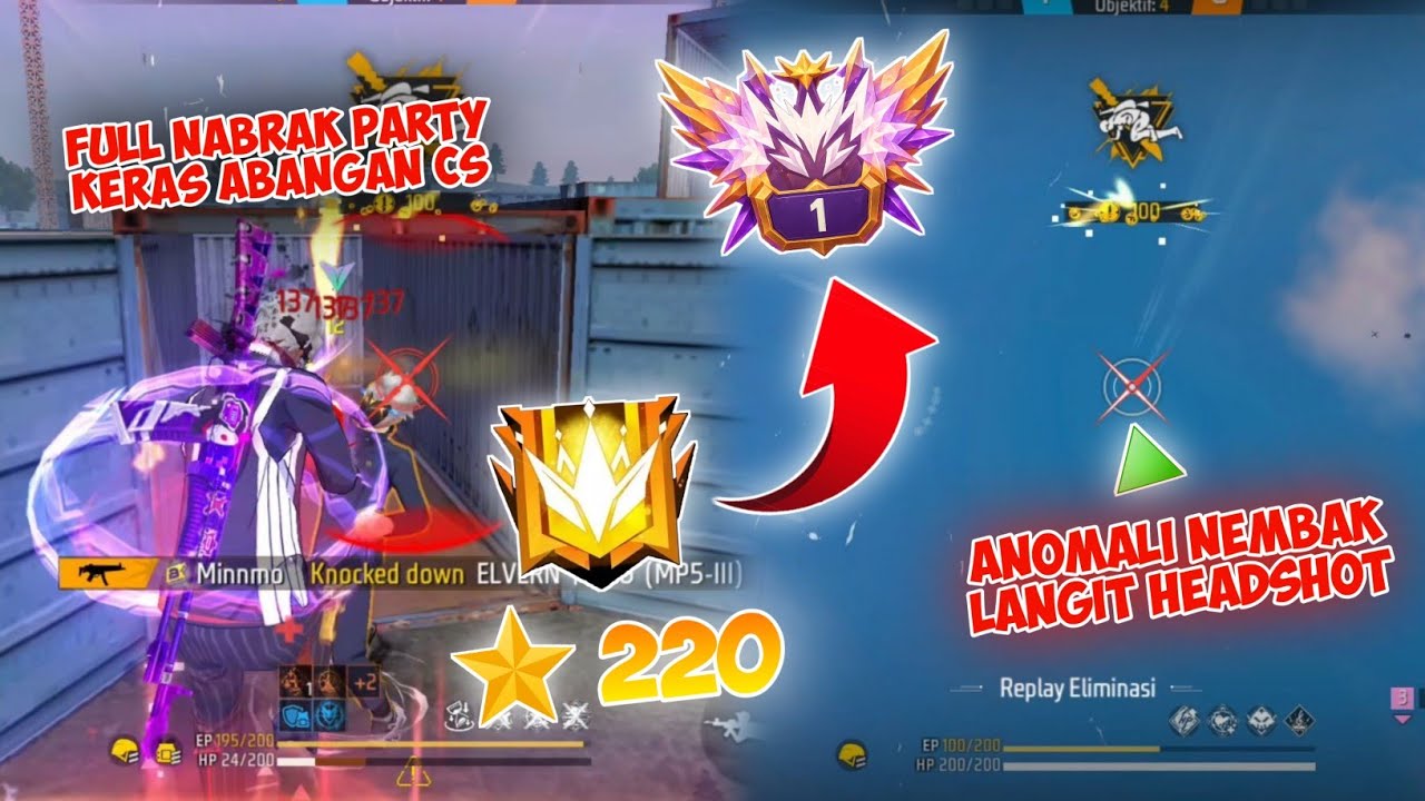 Full Nabrak Party Abangan CS Dan Ketemu Cheater Nembak Langit | Tamatin Top Region CS Rank Season 35