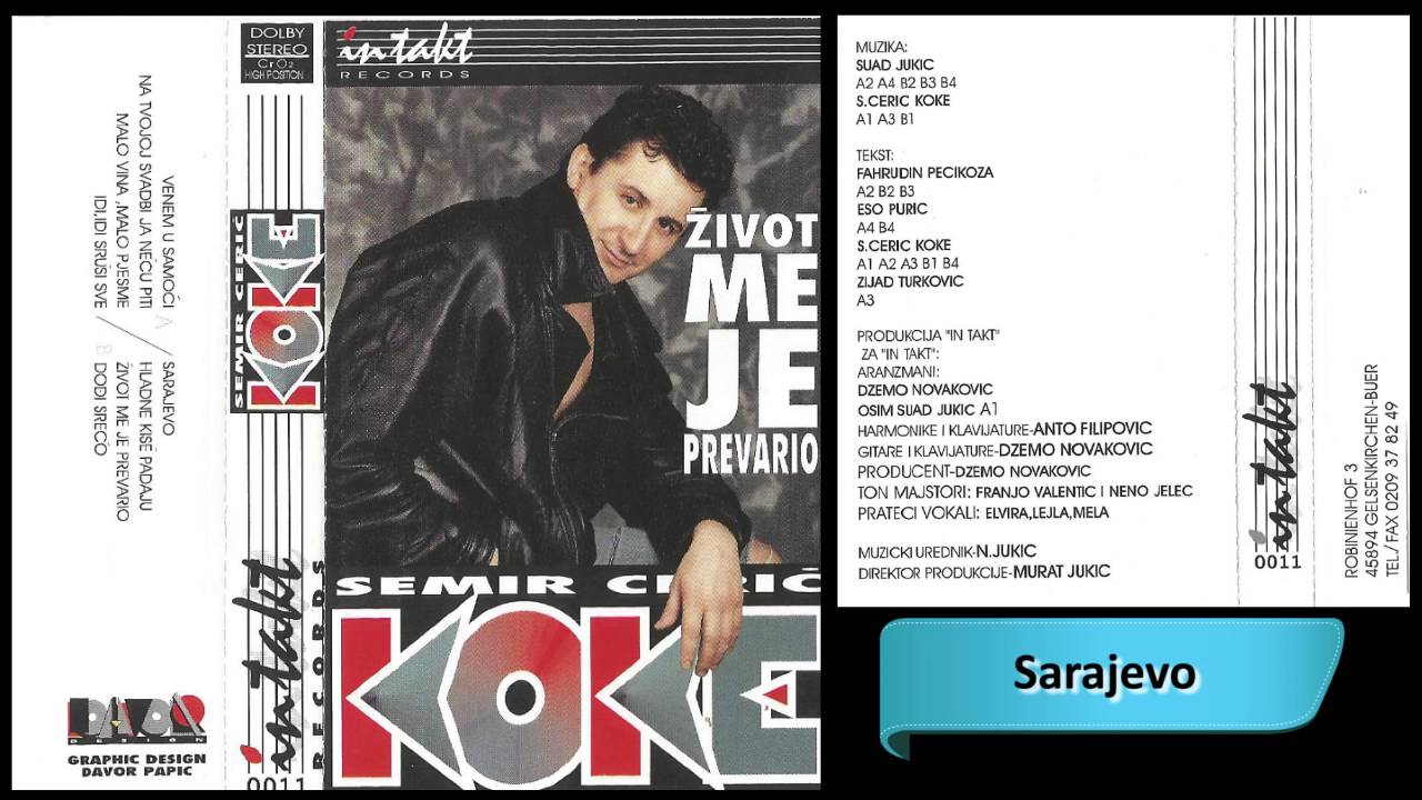 Semir Ceric Koke - Sarajevo - (Audio 1995) HD
