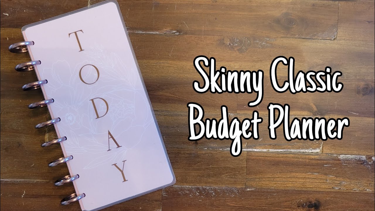 Budget Planner Setup | Using Outdated Skinny Classic Happy Planner | October 2022