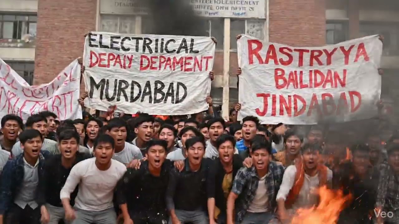 Electrical Department Protest Video