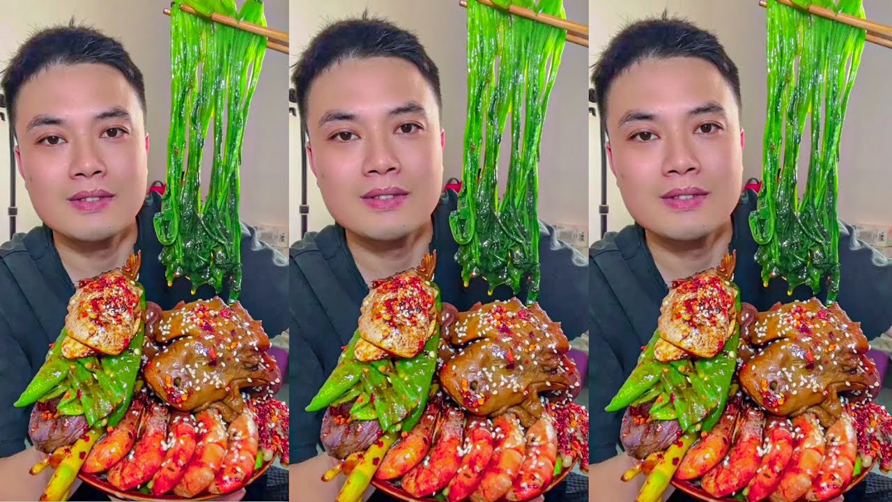 Eating with Axing: Braised Chicken, Spicy Noodles & Stir-Fried Spicy Pork Belly Feast!
