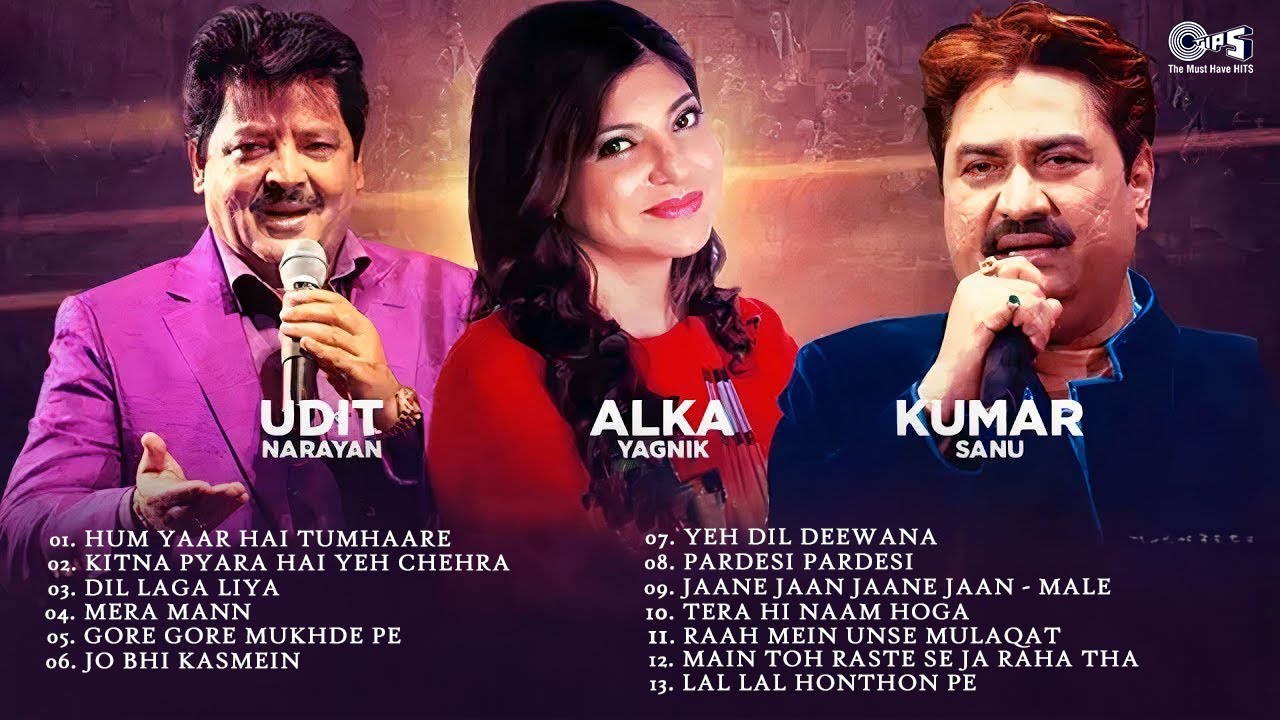 Best Of Udit Narayan, Alka Yagnik, Kumar Sanu Songs Playlist | Hindi Songs Collection | Golden Hits