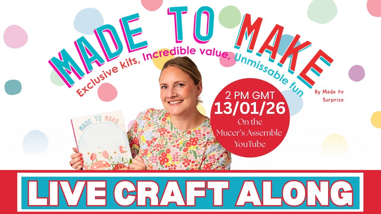 🔴 Made To Make 1 | Craft Along Live!