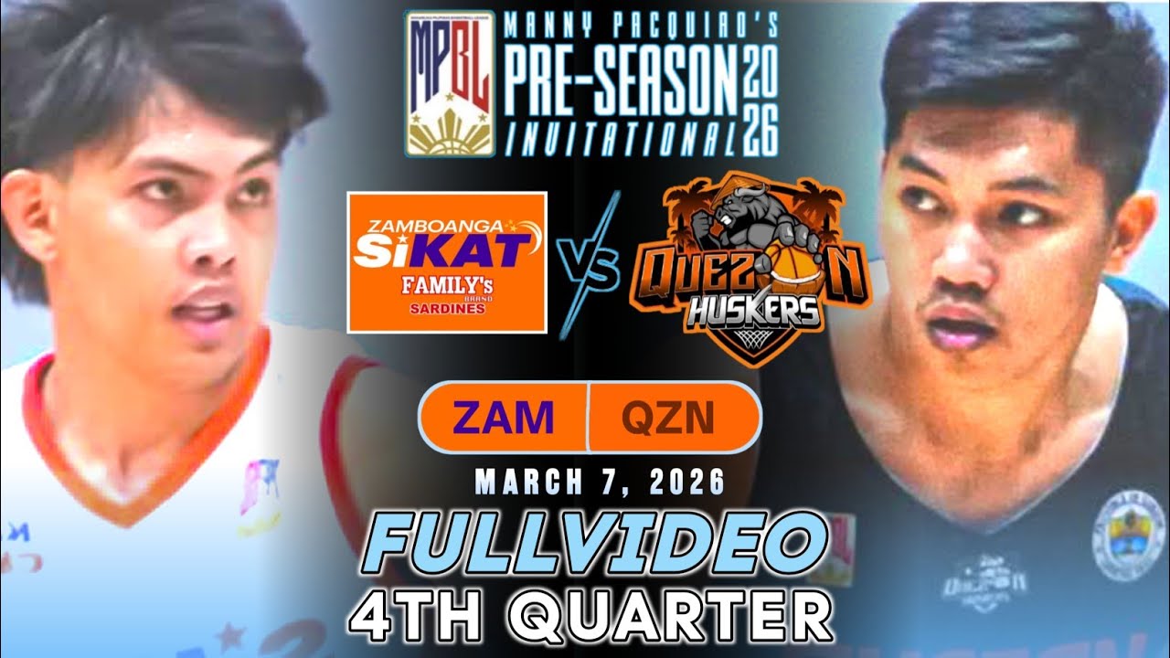ZAMBOANGA vs QUEZON! Full 4th Quarter MPBL pre-season