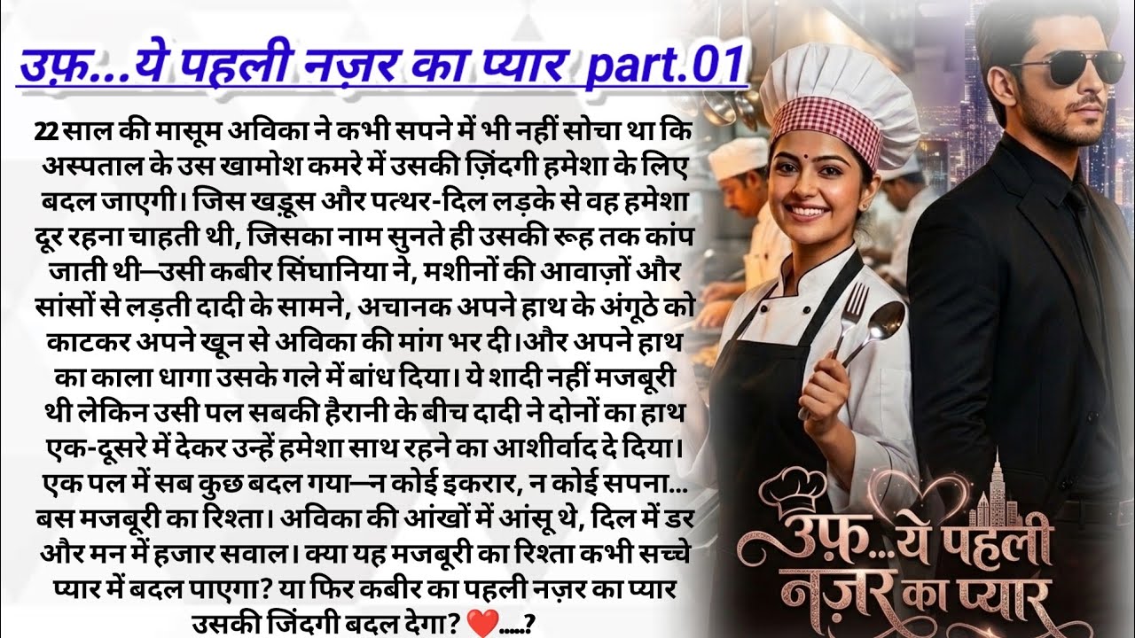उफ़.ये पहली नज़र का प्यार ❤️part01|मजबूरी का रिश्ता |Romantic Hindi Love Story|Heart Touching Story