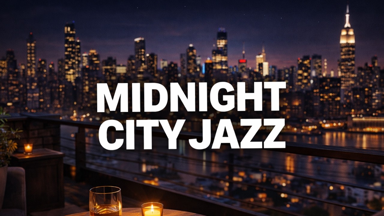 Midnight City Jazz — Deep Night Jazz for Focus & Creativity (3 Hours)