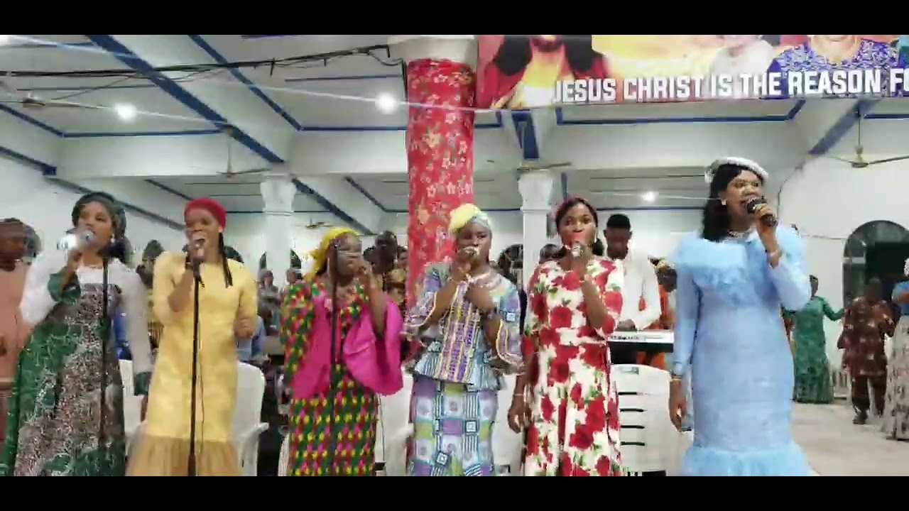 Living Christ Mission Temple Band Gospel Live Praise led by Ejima Singer