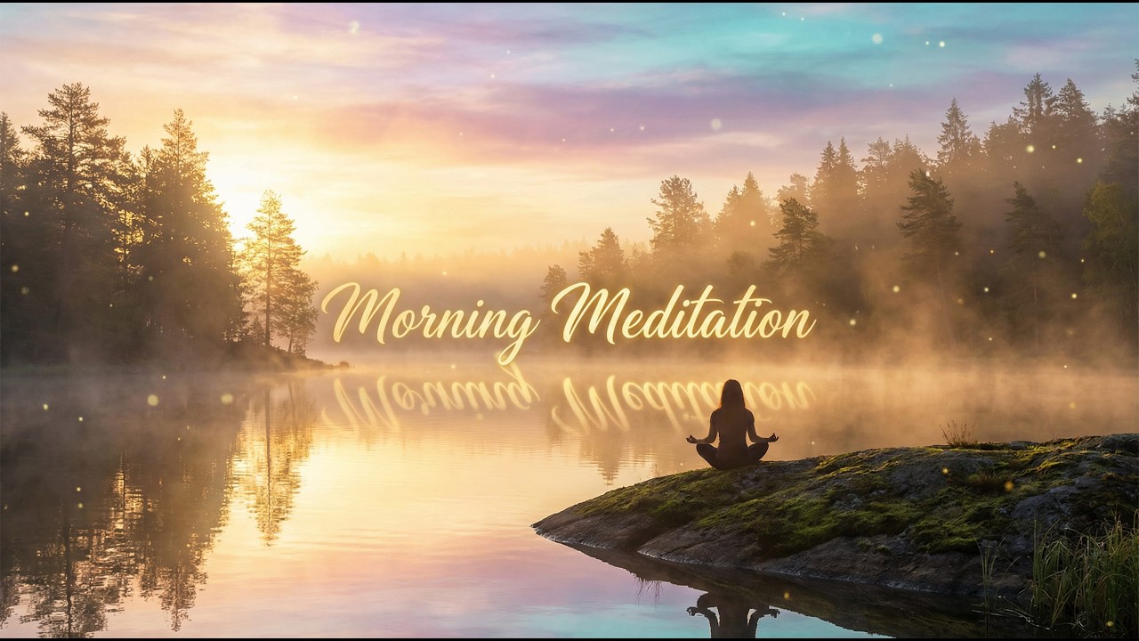 Calm Mind at Sunrise 🧘 Relaxing Meditation Music by the Quiet Lake