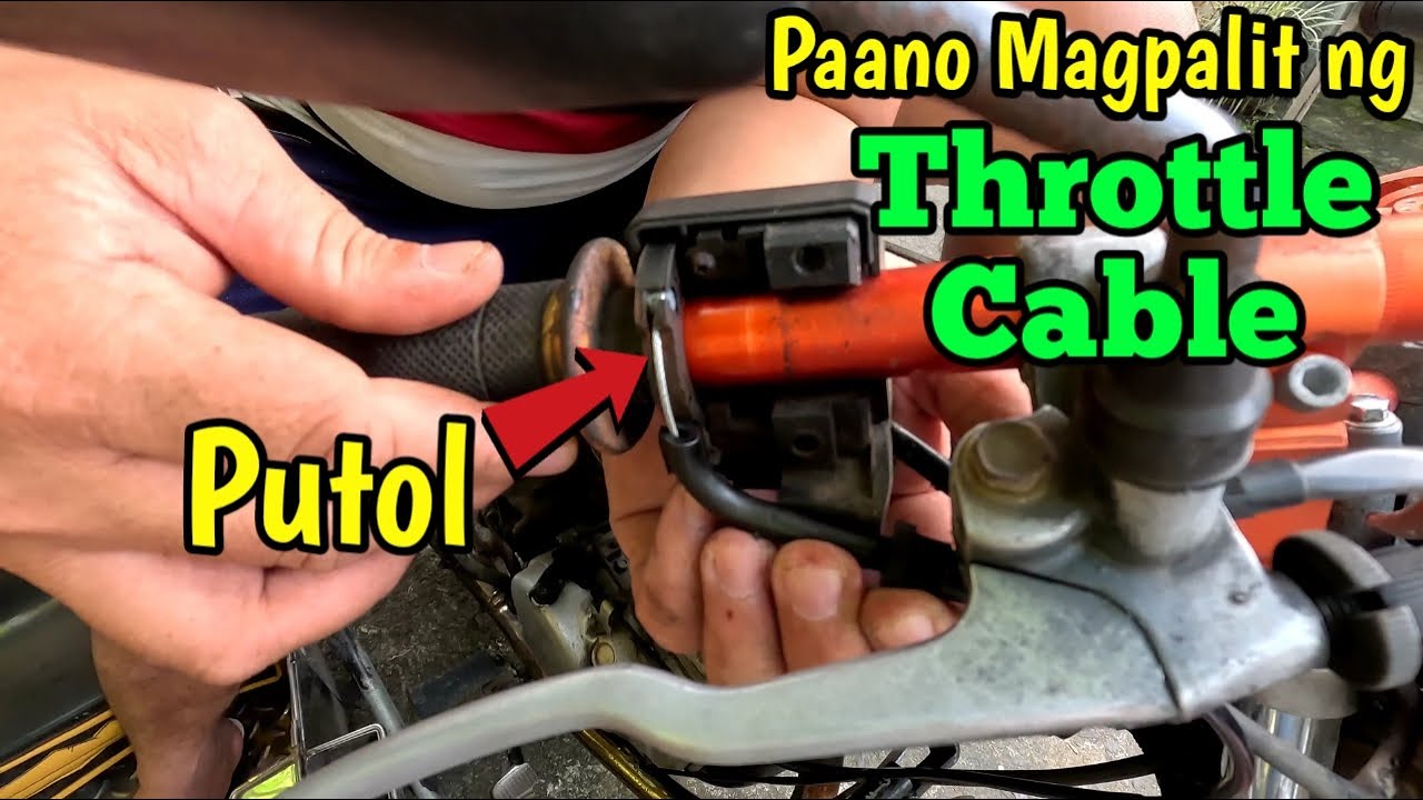 Paano magpalit ng Throttle Cable ng Kawasaki Barako 175
