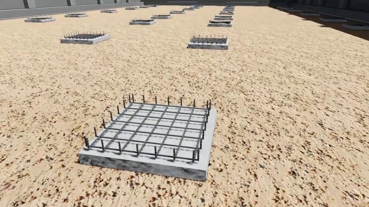 animación proceso constructivo de una una edificación incluye subterráneo - lUMION  2017