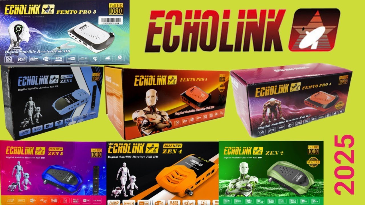 جميع أكواد التطبيقات والسيرفيرات الموجودة على أجهزة ECHOLINK ZEN و FEMTO