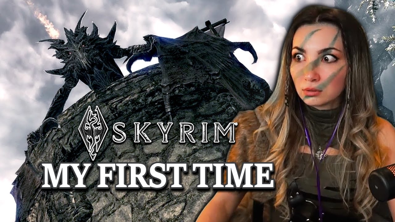 My First Time EVER Playing SKYRIM! 💚 No Mods, Expert Difficulty + Cosplay! | Part 1