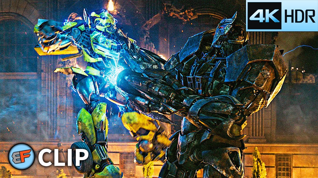 Autobots vs Terrorcons - Museum Battle | Transformers Rise of the Beasts (2023) 4K HDR Movie Clip
