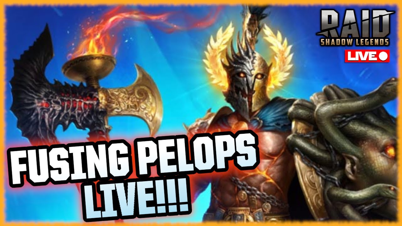 Dad's Fusing Pelops in Raid: Shadow Legends LIVE!!!