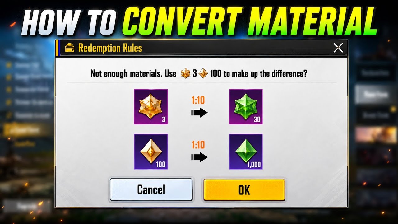 How to Convert Materials for the New BGMI X-Suit Upgrade | Is the Pyre Pact Trial Event Permanent?