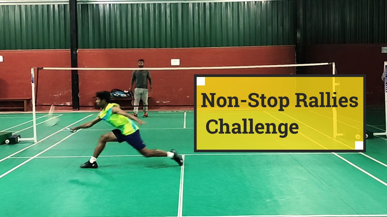 Non-Stop Rallies Challenge with Pranay