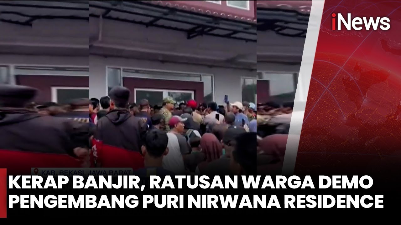Sering Terendam Banjir, Warga Puri Nirwana Residence Geruduk Kantor Pengembang | iNews Malam 31/1