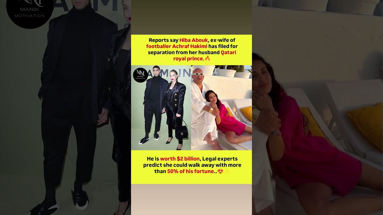 🔥 Hakimi's Ex-Wife Files for Separation Again? Shocking $2 Billion Twist #shorts #trending #viral
