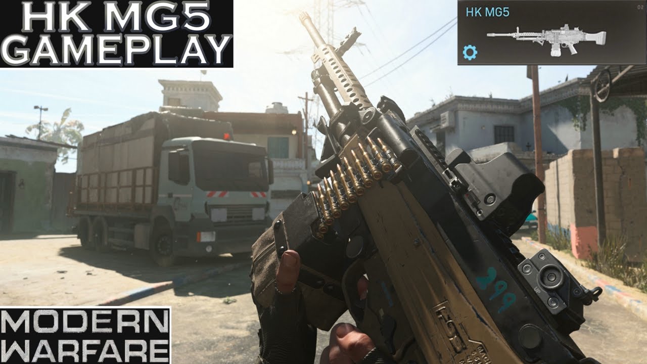 Modern Warfare HK MG5 (M91) Gameplay