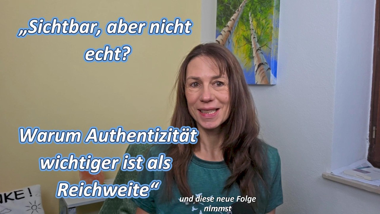 Folge 106 - 50:„Sichtbar, aber nicht echt? Warum Authentizität wichtiger ist als Reichweite“