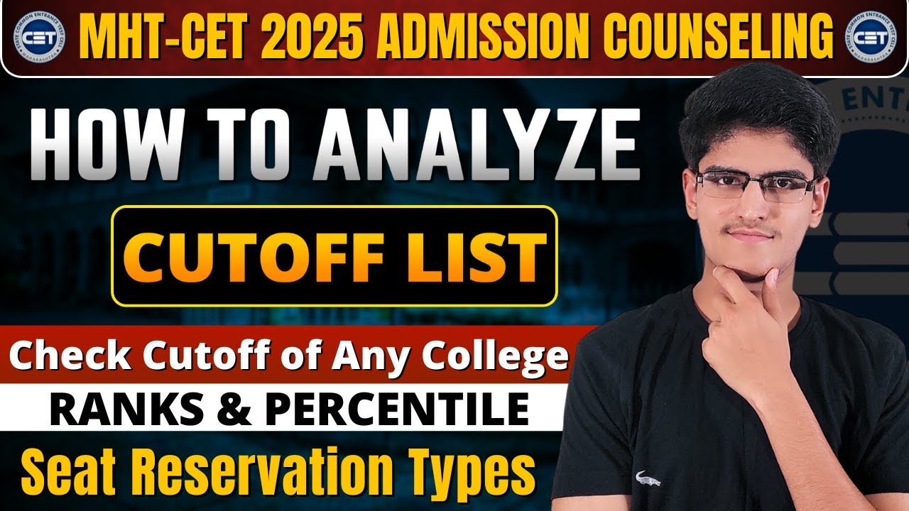 How To Analyze College Cutoff List | Check Cutoff of Any College | CAP Round Cutoff | MHT-CET 2025